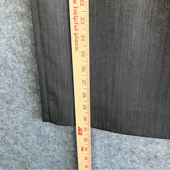 MARE SPORT Vintage Wool & Silk Midi Skirt Lined Pockets SIze Italy 46 / US 10 - Picture 7 of 8